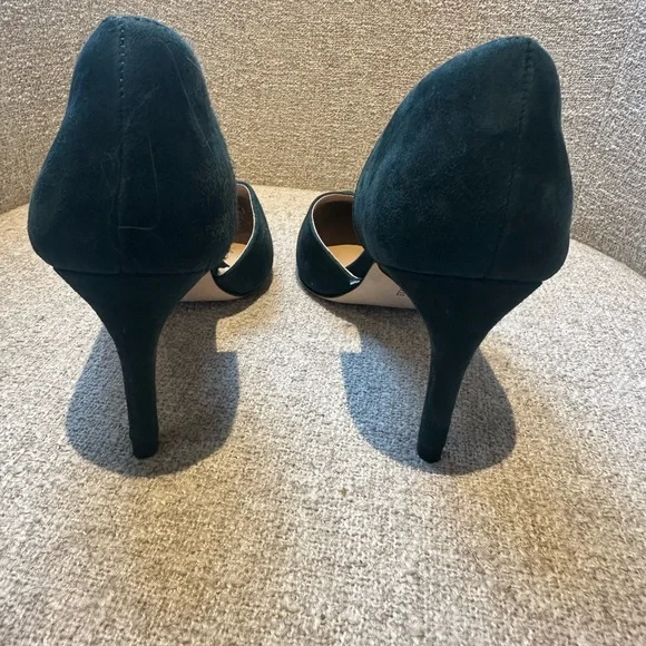 Banana Republic Deep Blue Suede Women's Pumps - Picture 6 of 8